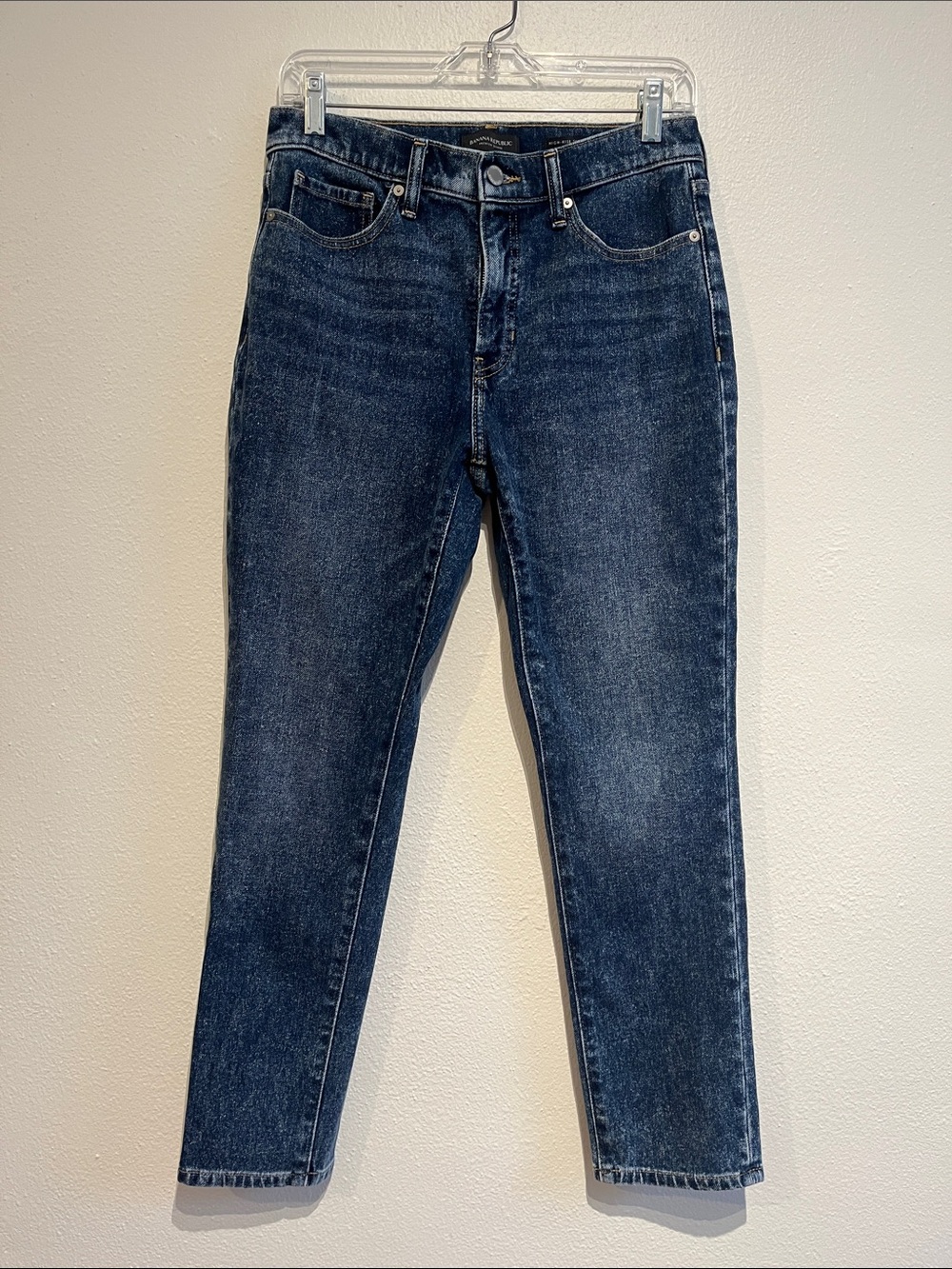 Banana Republic Premium Denim High-Rise Slim Jeans